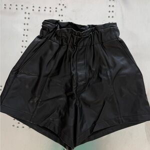 Abercrombie & Fitch Black High Waist Shorts